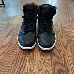 Nike Air Jordan 1 Retro OG Black Satin Gym Red